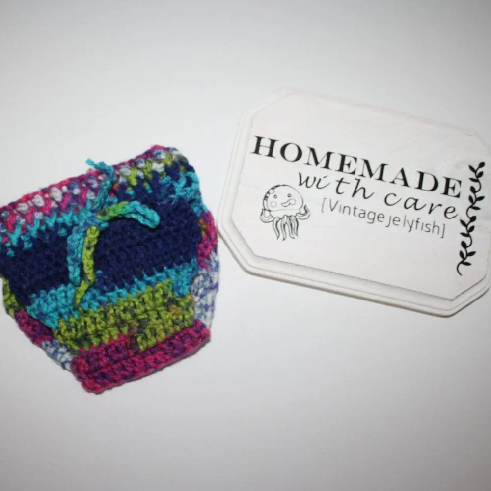 🌈 CROCHET DIAPER COVER · NEWBORN–3 MO 🌈